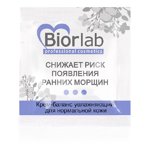 Дневной крем-баланс увлажняющий BIORLAB 3 г, для нормальной кожи арт. LB-25011t